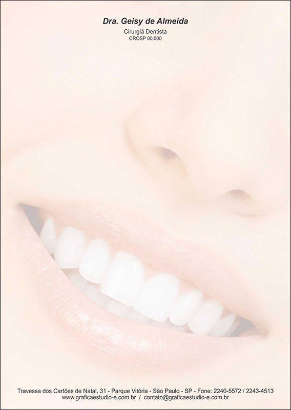 Receituário Odontológico Colorido - Cod: D063