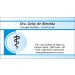 Cartão De Visita Odontológico Fosco - Cod: D015 Azul