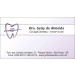 Cartão De Visita Odontológico Fosco - Cod: D021 Lilás