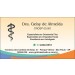 Cartão de Visita Odontológico com Verniz - Cod: D114
