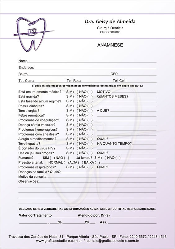 A Anamnese em Pacientes Odontopediátricos - Newdental Produtos Odontológicos