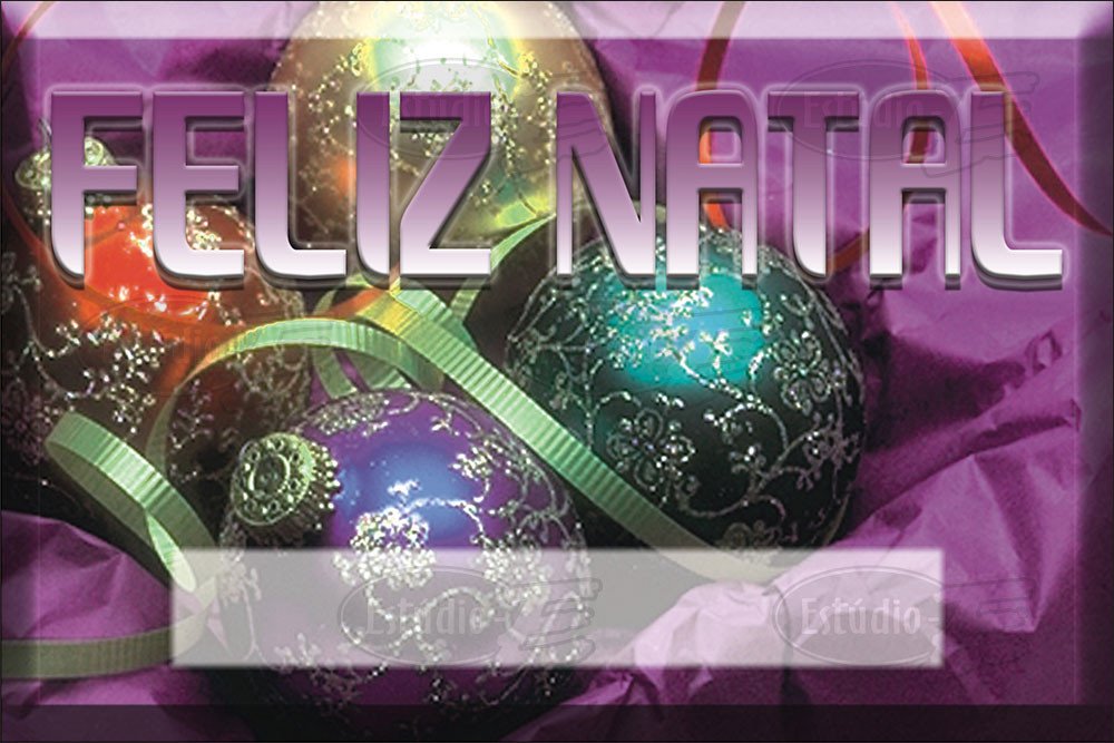 Postais de Natal Não Personalizados - 100 Unidades - Cod: N035