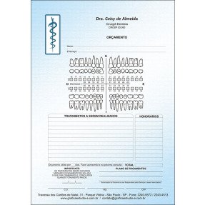 Orçamento Colorido - Modelo A - Cod: 003