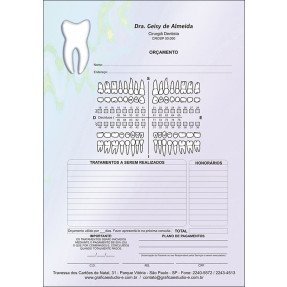 Orçamento Colorido - Modelo A - Cod: 014