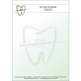 Receituário Odontológico Colorido - Cod: D021 - Verde