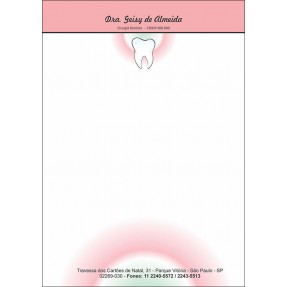 Receituário Odontológico Colorido - Cod: D068