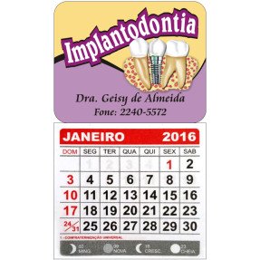 Imãs de Geladeira com Calendário e Faca Especial - BD 006