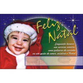 Postais de Natal Não Personalizados - 100 Unidades - Cod: N027