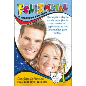 Postais de Natal Personalizados - 100 Unidades - Cod: N041