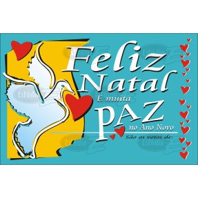 Postais de Natal Não Personalizados - 100 Unidades - Cod: N-M018