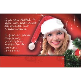 Postais de Natal Não Personalizados - 100 Unidades - Cod: N-M037