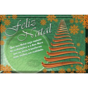 Postais de Natal Não Personalizados - 100 Unidades - Cod: N-M047