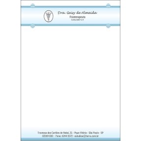 Receituário para Fisioterapeutas - Colorido - Cod: FS047