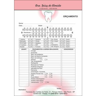 Orçamento Colorido - Modelo B - Cod: 068