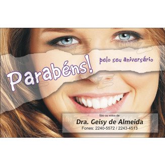 Postais de Relacionamento Personalizados - 100 Unidades - Cod: AN011