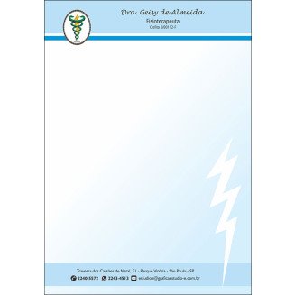 Receituário para Fisioterapeutas - Colorido - Cod: FS140