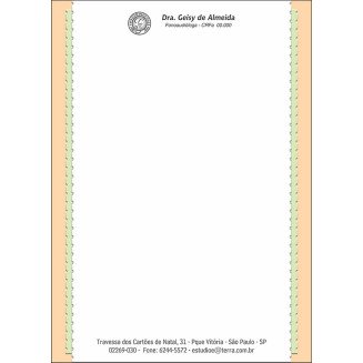 Receituário para Fonoaudiólogos - Colorido - Cod: FN064