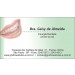 Cartão de Visita Odontológico com Verniz - Cod: D038